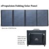 ePropulsion folding solar panel