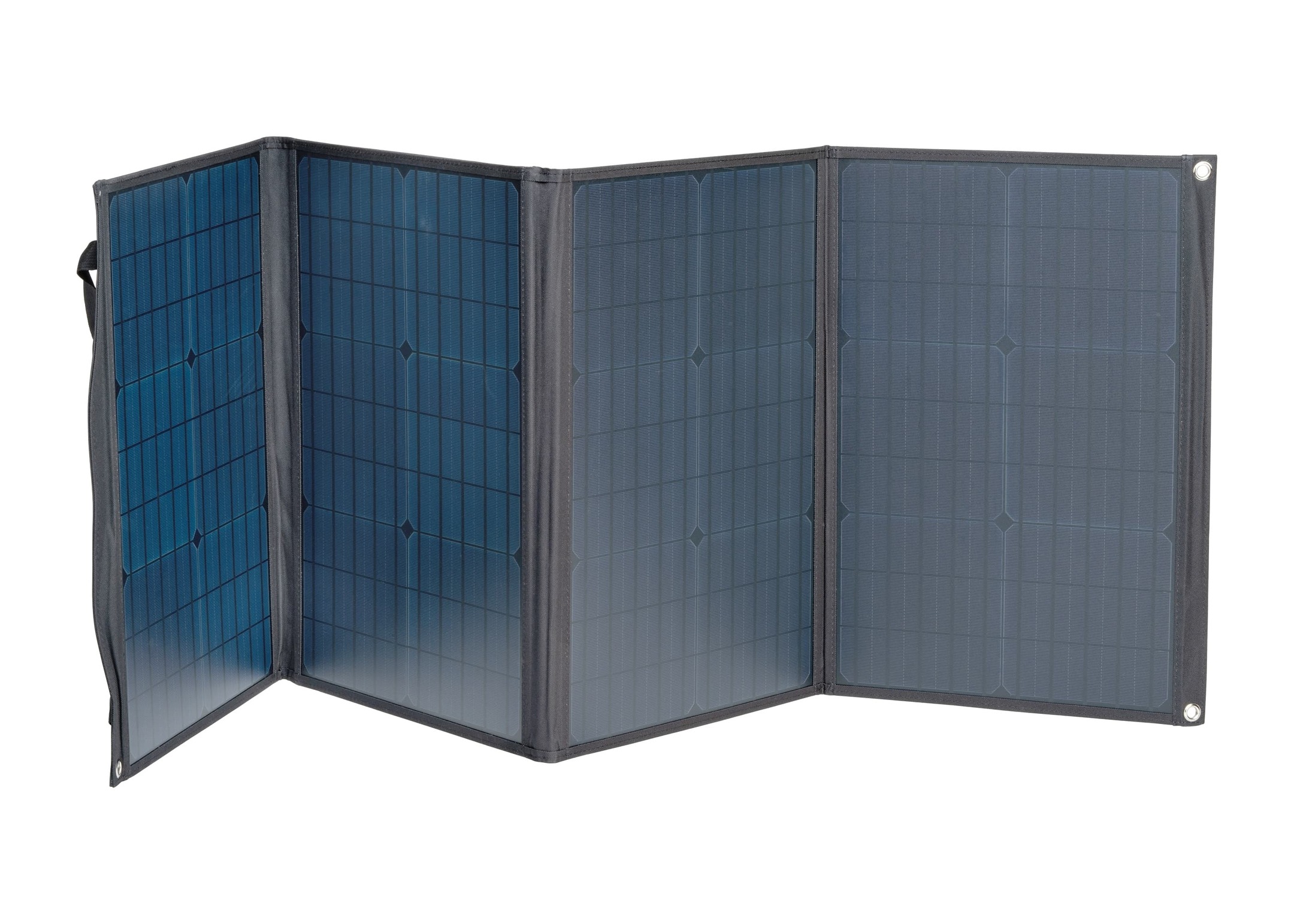 ePropulsion folding solar panel part open ePropulsion Folding Solar Panel Nestaway Boats
